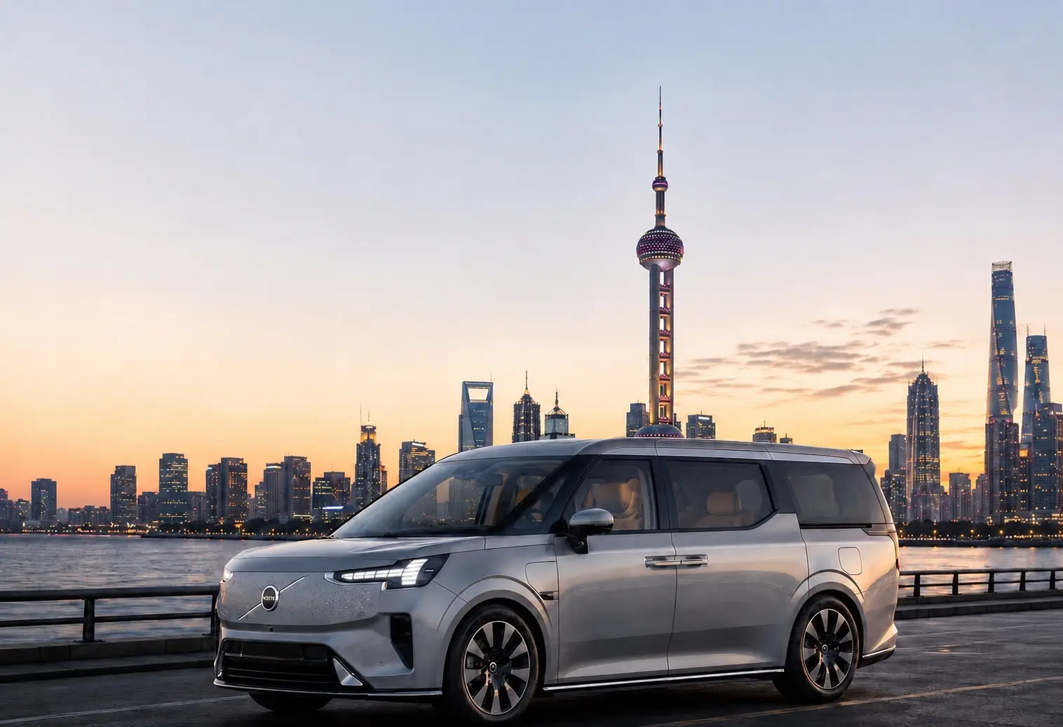 Volvo EM90 Shanghai airport transfer and private chauffeur service